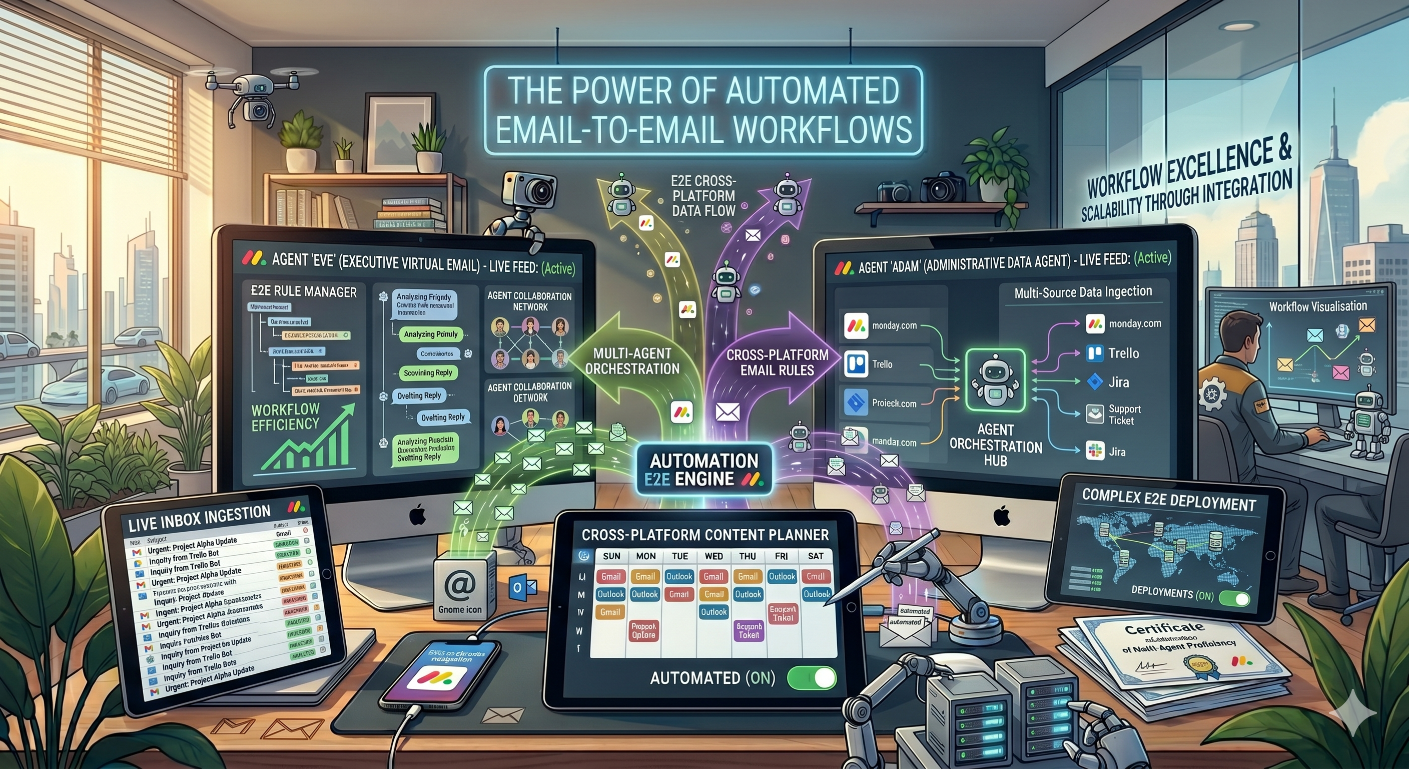 Email-to-Email Workflow via Monday.com